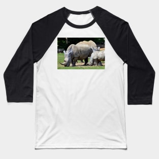 Southern White Rhino Rhinoceros Baseball T-Shirt